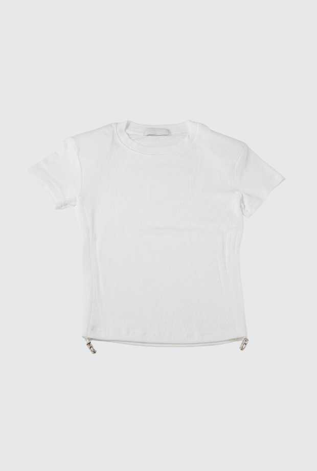 抽皺羅紋布T 恤_PARREV250708