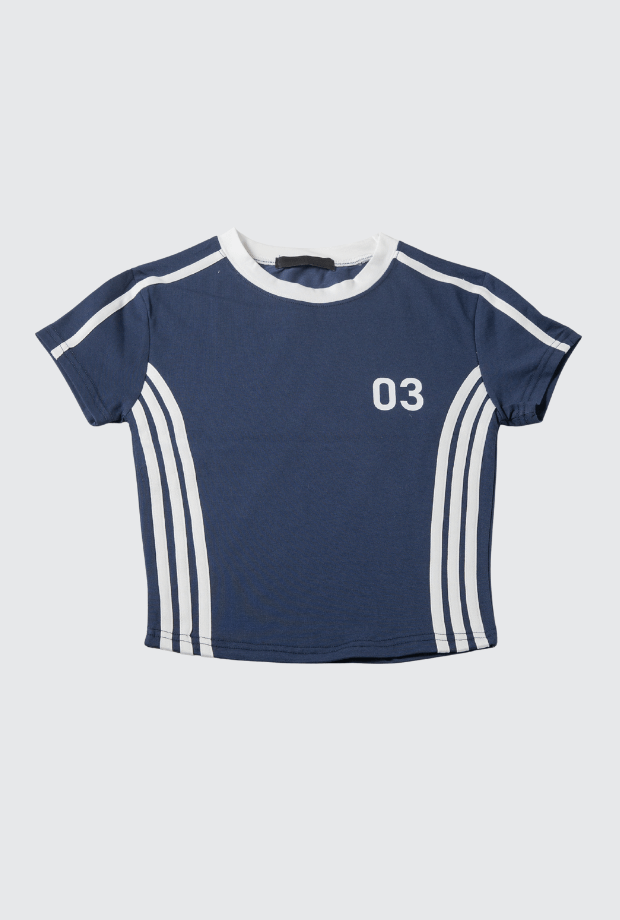 數字拼色 T 恤_PARREV250706