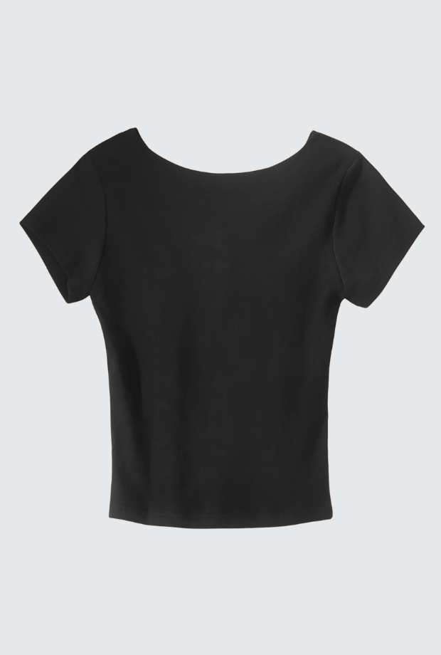 開環鏤空 T 恤_PARMOD250709