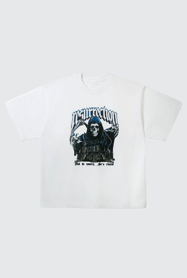 Resurrection 數位印花寬版 T 恤(高密度 12 支紗)_PARCOV250711