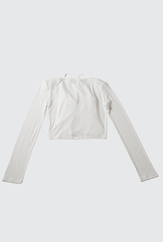 標誌繞頸式背心 + 薄長袖外搭 SET_PARREV250709