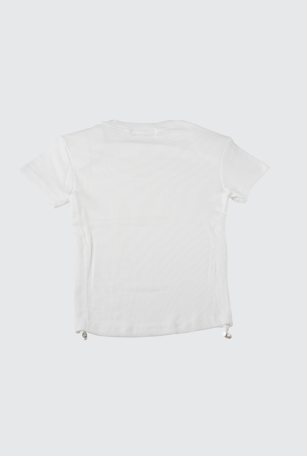 抽皺羅紋布T 恤_PARREV250708